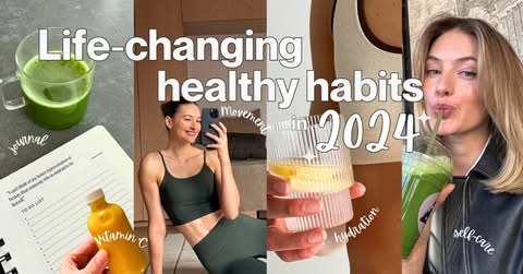 6x Life-Changing Healthy Habits in 2024 | How to Build Motivation, Consistency & a Positive mindset!