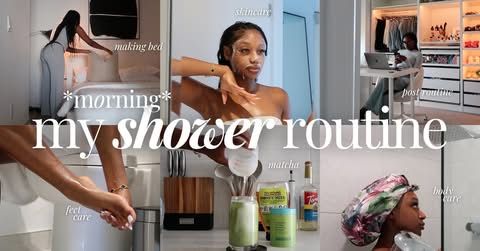 MY *morning* SHOWER + PAMPER ROUTINE | fav body products + skincare + morning routine