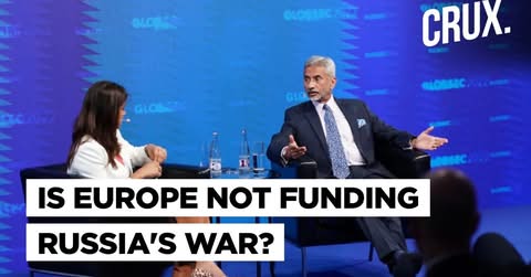 Russia-Ukraine War l Jaishankar Calls Out West Again, Questions 'Isn't Europe Funding The War?'