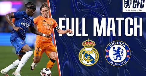 Real Madrid 2-1 Chelsea | FULL MATCH | Chelsea USA Tour 2024